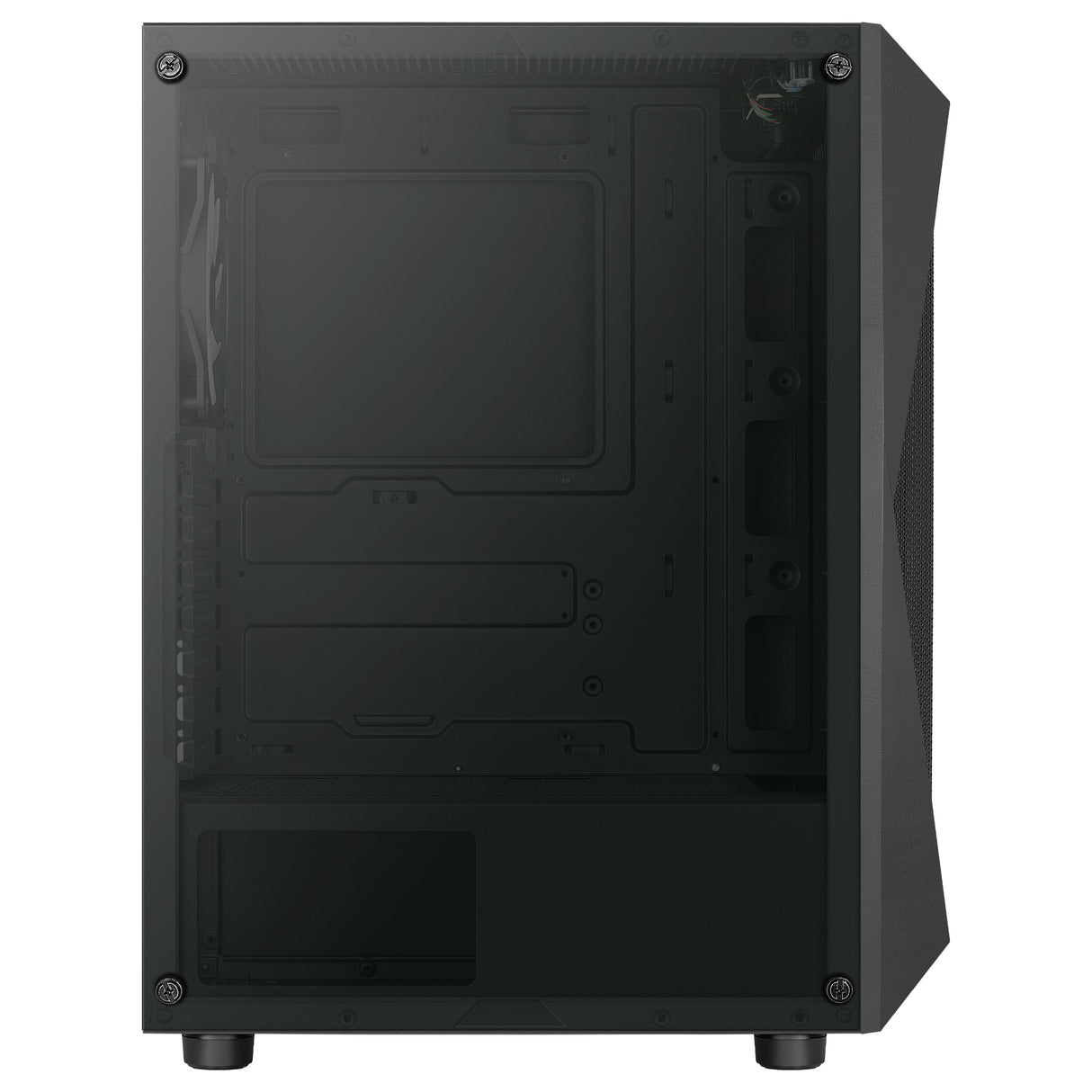 Boitier Moyen Tour ATX AeroCool Falcon-A RGB avec panneau vitré (Noir)