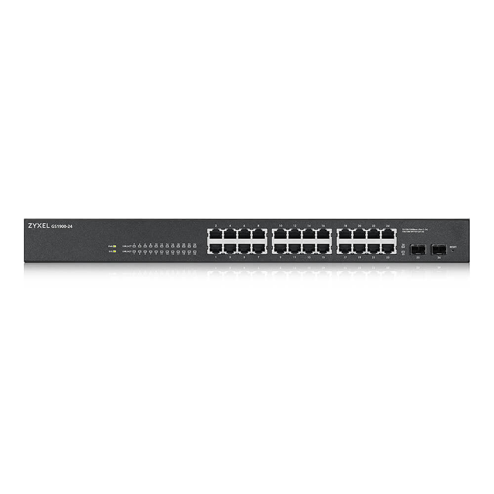 Switch réseau ethernet Gigabit Zyxel GS1900 - 24 ports