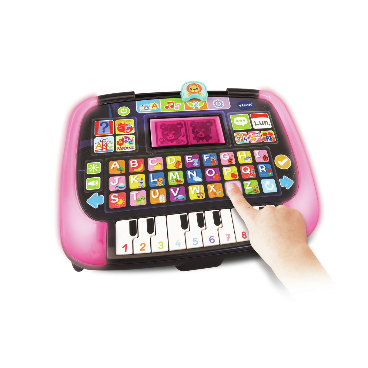 Tablette éducative VTECH P'tit Genius Magic Light pour enfants de 2 ans et plus - Noir/Bleu - Mixte
