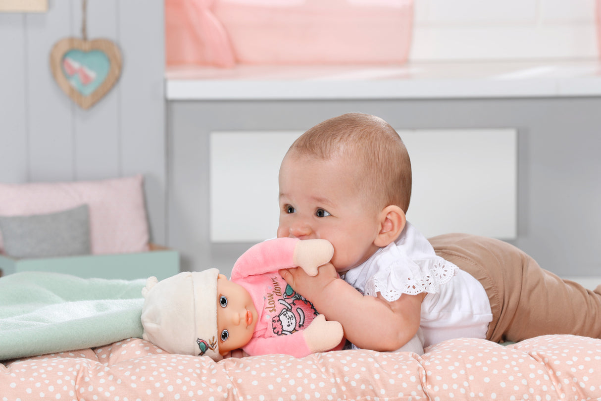 Baby Born - Baby Annabell Sweetie - Poupée chiffon de 30 cm - Hochet intégré - Tout doux - A partir de 0 mois