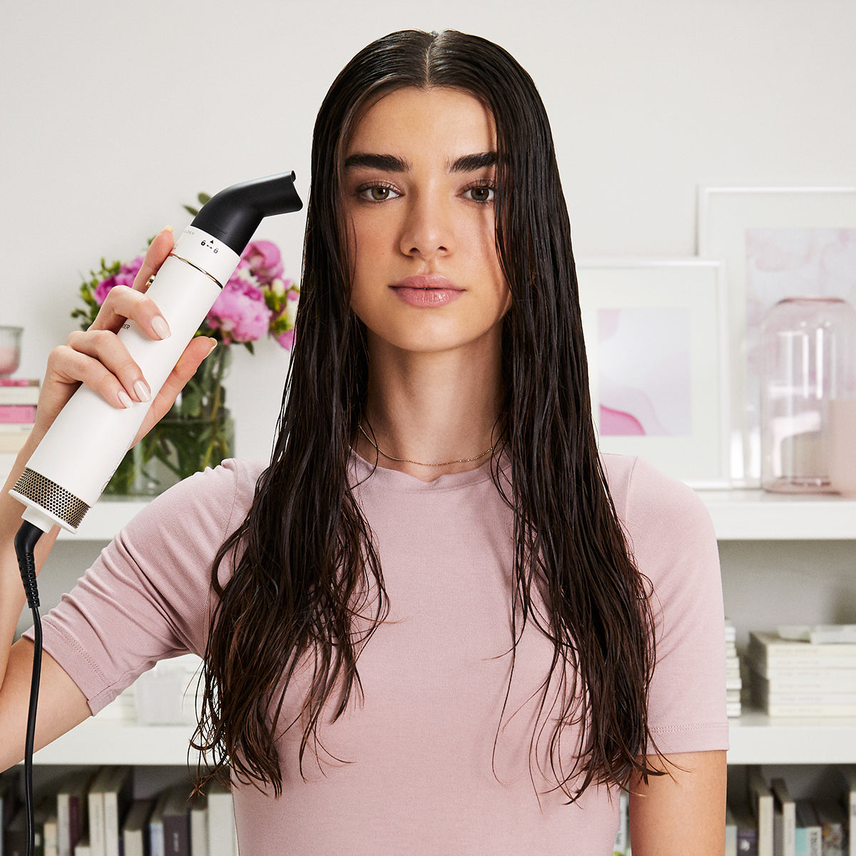Brosse coiffante Bellissima BROSSE AIR WONDER BLANC OR