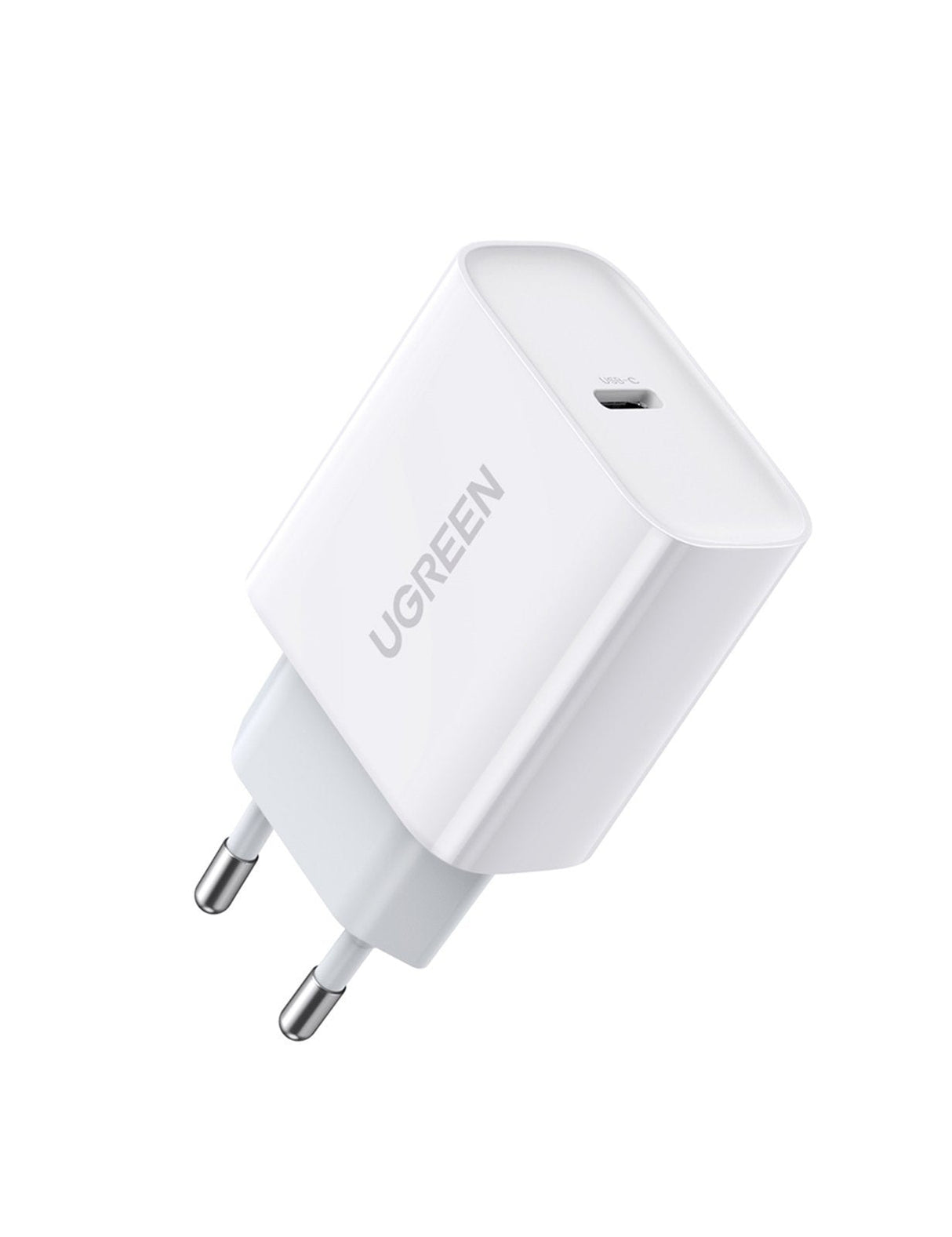 Chargeur secteur - UGREEN - 1 Port USB-C - 20W - Blanc