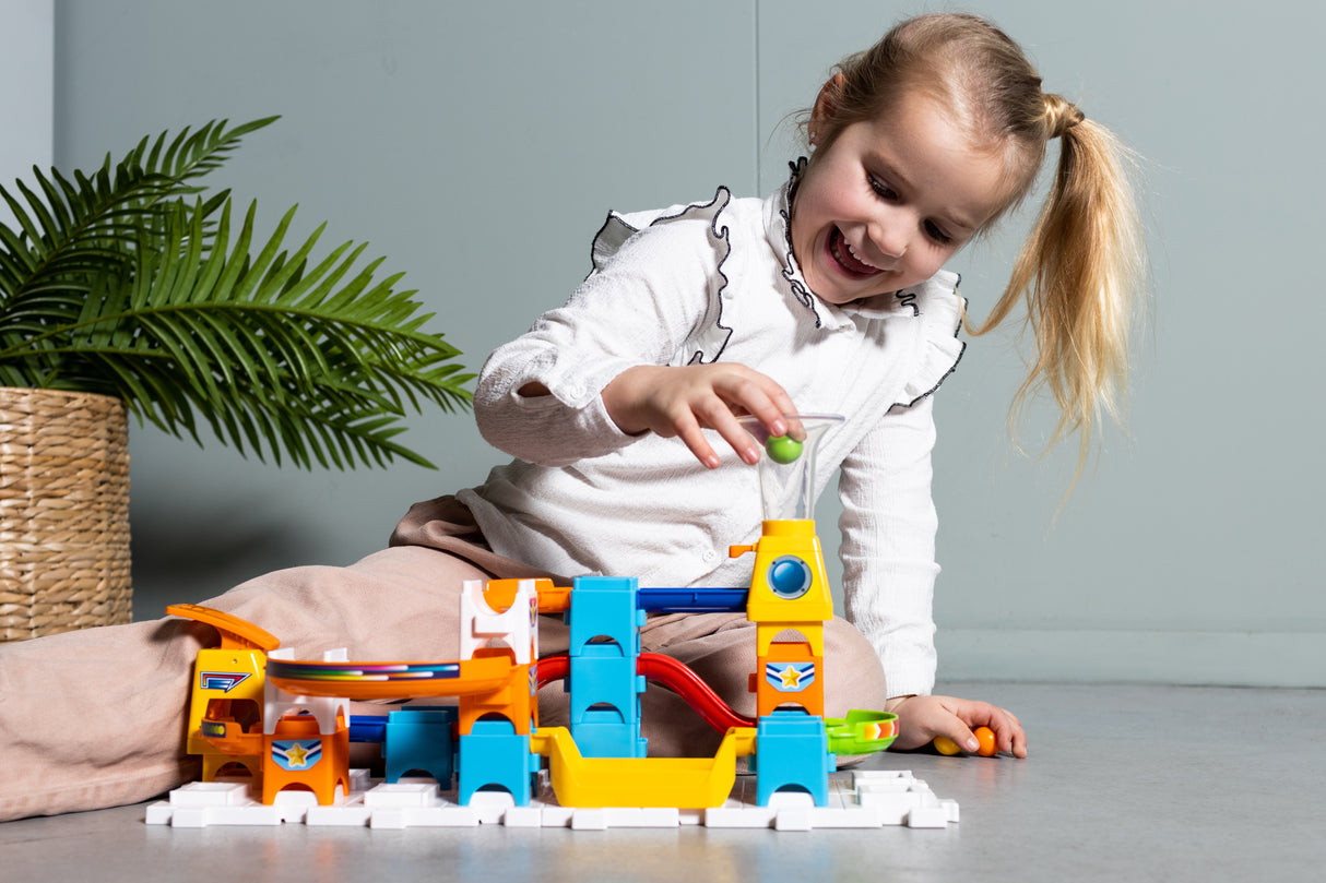 Circuit a billes VTECH Marble Rush Discovery Set XS100 - 30 pieces et 3 MarbleBilles incluses