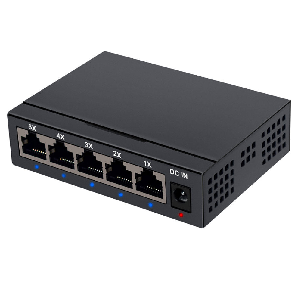 Switch Ethernet Gigabit 5 ports 10/100/1000 Mbps Boitier métal
