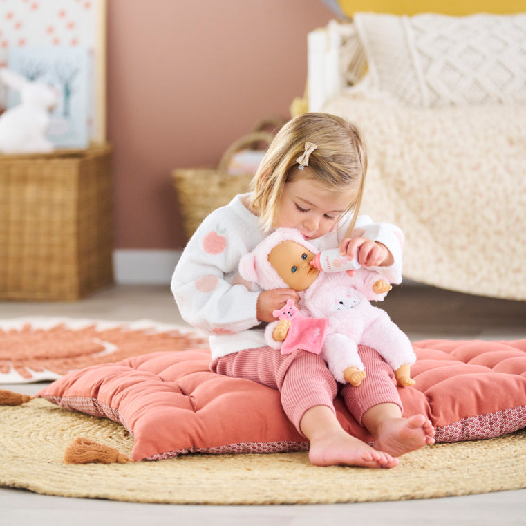Mon Premier Poupon COROLLE - Bébé Calin Ourson d'Amour - 30 cm - 2 accessoires - senteur de vanille - des 18 mois