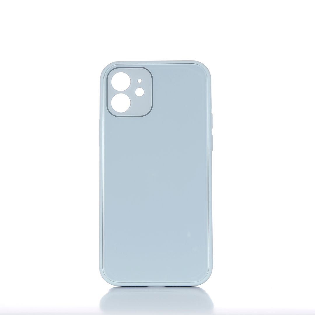 WE Coque de protection GLASS APPLE IPHONE 12 Gris