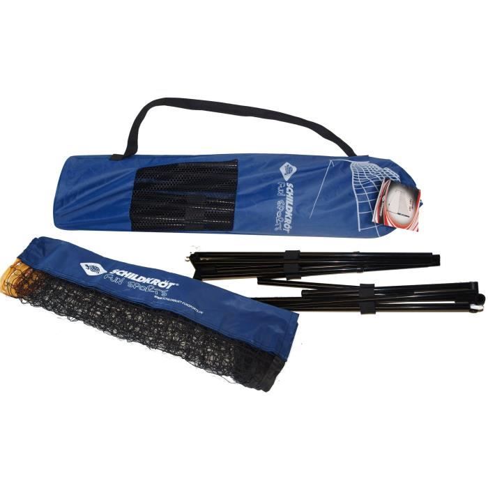 Set de badminton - SCHILDKRÖT - Set complet filet avec poche de rangement / transport - 300 x 155 cm