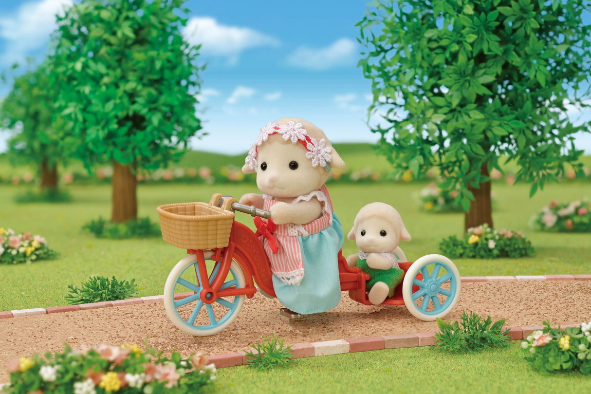 Figurine miniature - SYLVANIAN FAMILIES - La maman mouton et son stand de popcorn
