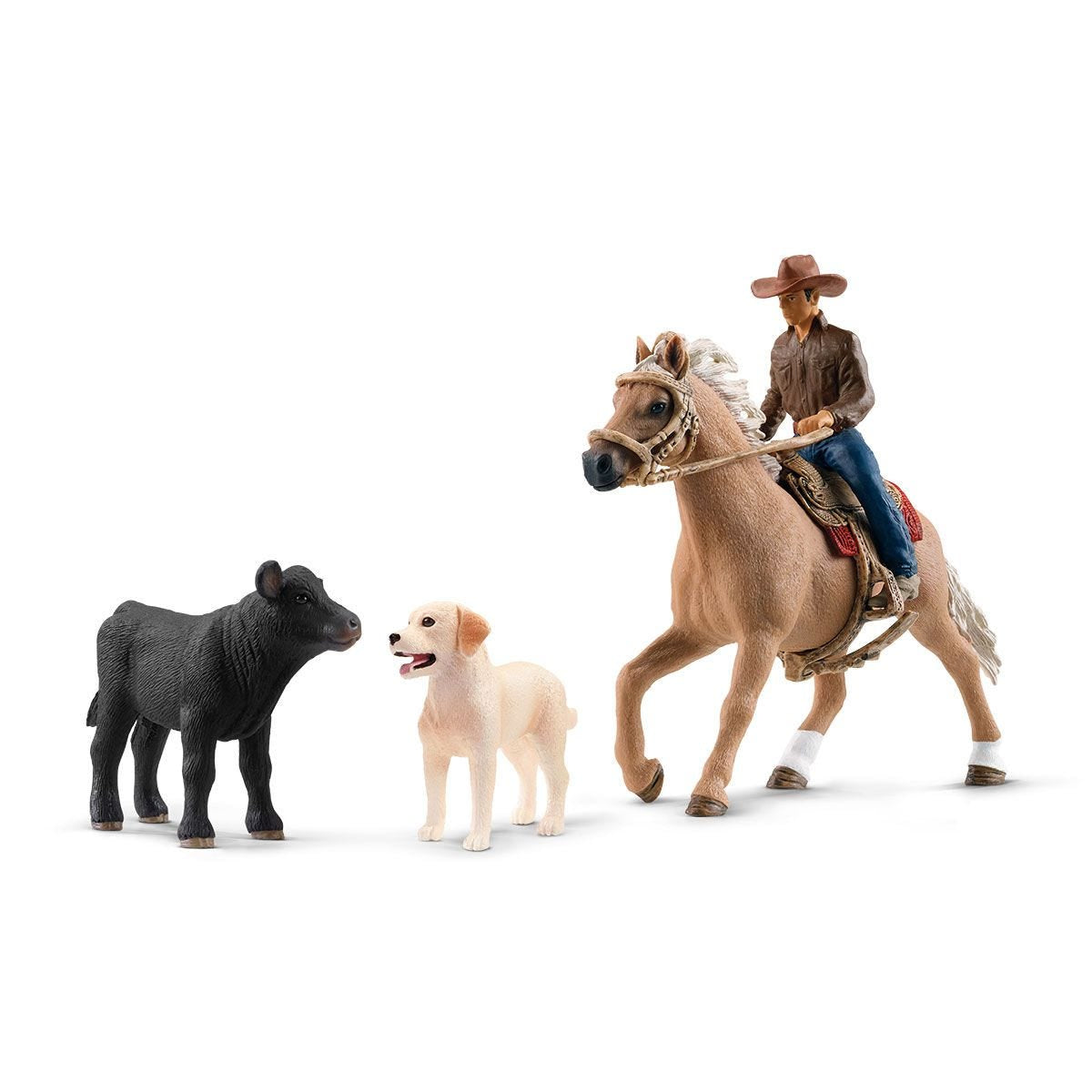 Coffret Aventures d'équitation Western, SCHLEICH 42578 Farm World, Animaux de la ferme, des 5 ans