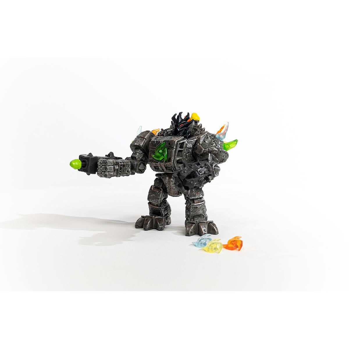 Master Robot et sa Mini Creature, coffret figurine robot de 20 pieces avec pieces mobiles et rotatives, jouet robot pour enfants