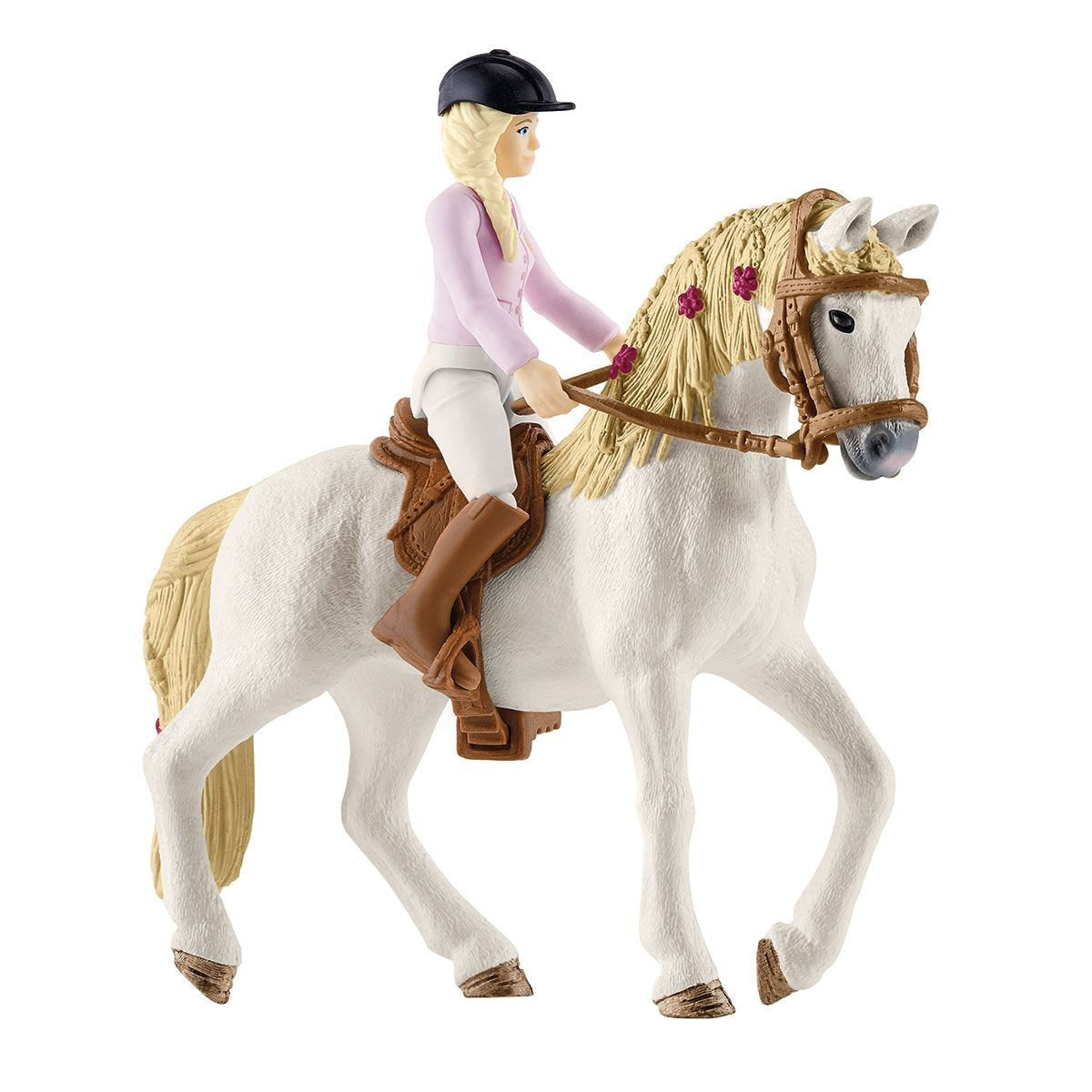 Caravane rencontres secretes, coffret schleich avec 1 cheval schleich inclus, coffret figurines pour enfants de 5 ans - schleich