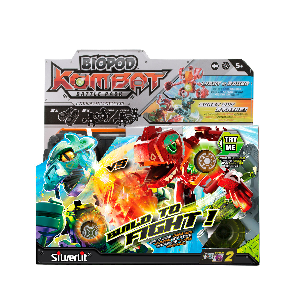 Personnage miniature - YCOO - Biopod Kombat Duo Pack édition dans sa Capsule - Effets Sonores Et Lumineux