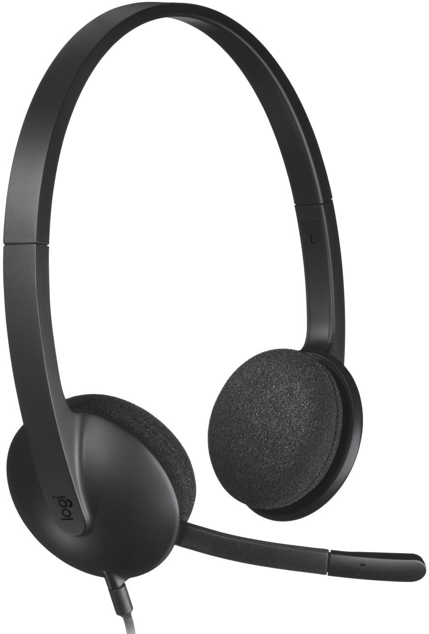 Casque - Filaire - Logitech - H340 - USB - Anti-parasite - Noir
