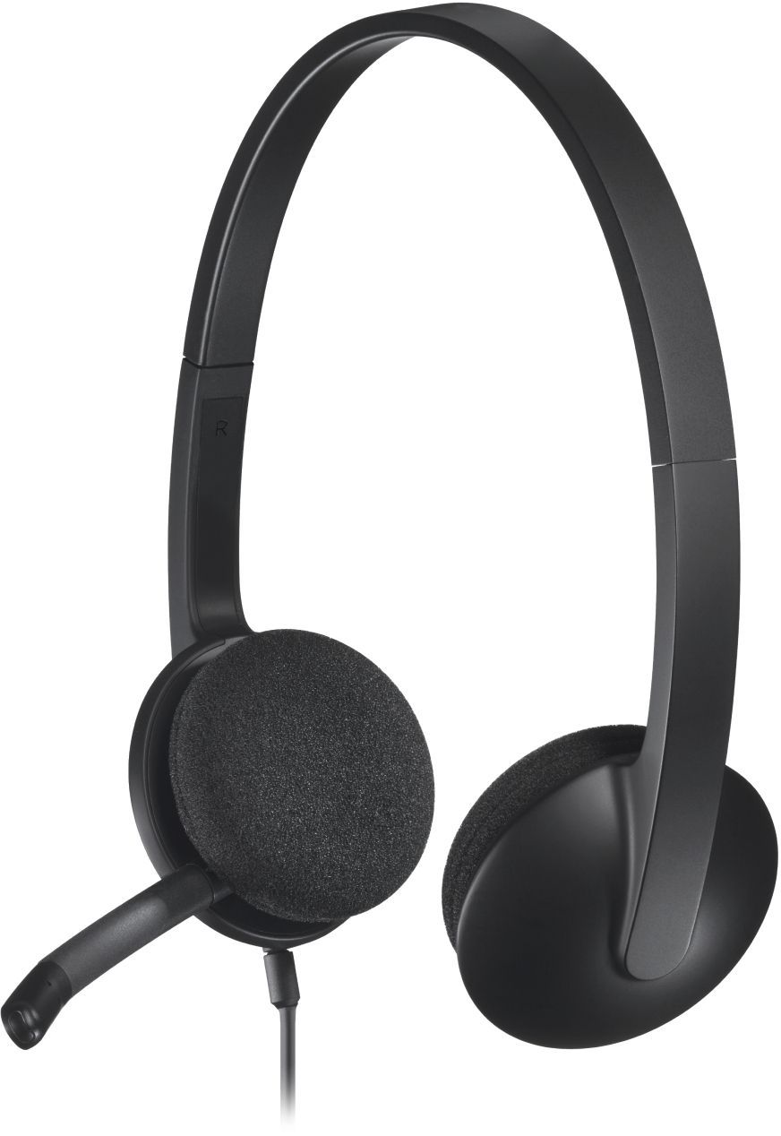 Casque - Filaire - Logitech - H340 - USB - Anti-parasite - Noir