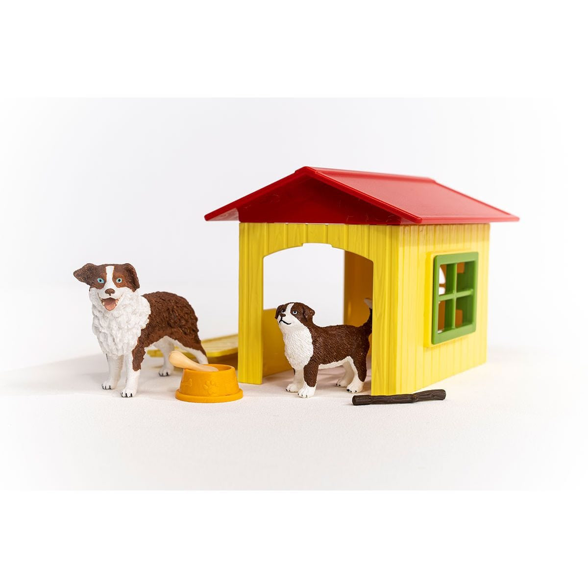 Figurine Niche pour Chien , pour enfants des 3 ans, coffret, 18,8 x 8,2 x 14,7 cm - Schleich 42573 FARM WORLD