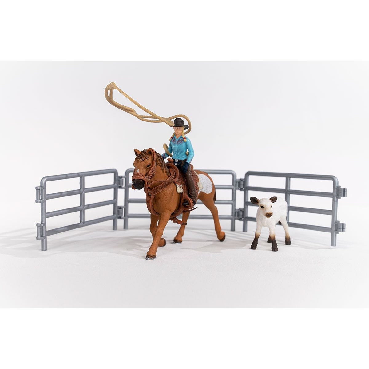 Coffret SCHLEICH - Equipe de Cowboy et leurs lassos - 42577 - Gamme Farm World