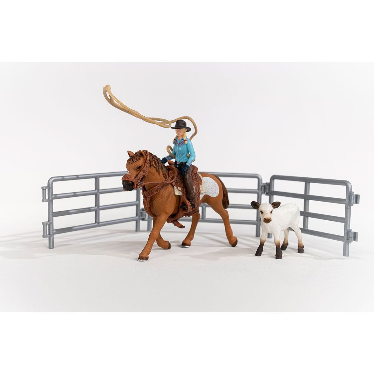 Coffret SCHLEICH - Equipe de Cowboy et leurs lassos - 42577 - Gamme Farm World
