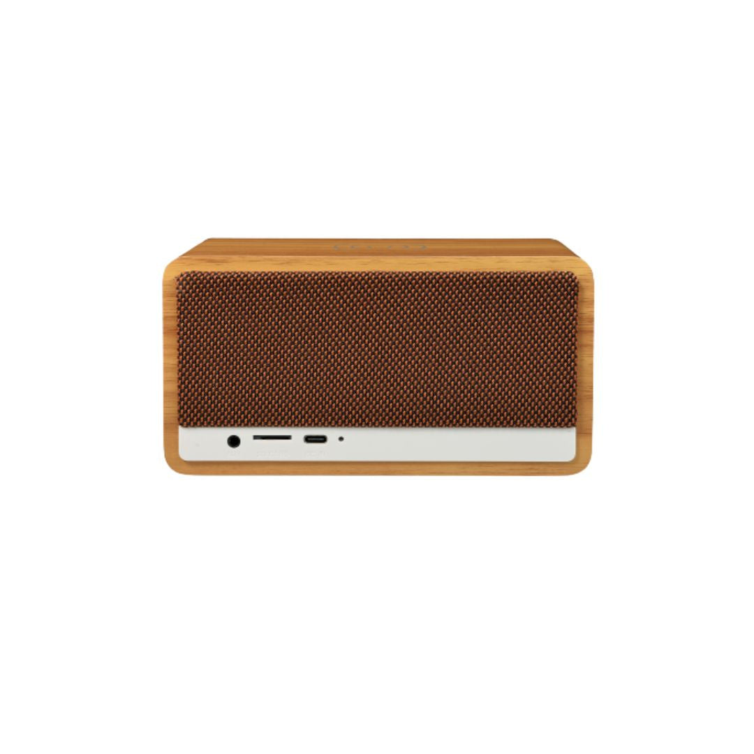 Enceinte Bluetooth Halterrego avec charge induction Qi 15W. BT V5.0, RMS 10W, FM