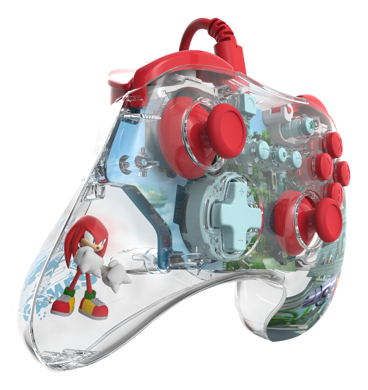 Manette filaire pour Nintendo Switch™ - PDP - Realmz Knuckles - Éclairage LED