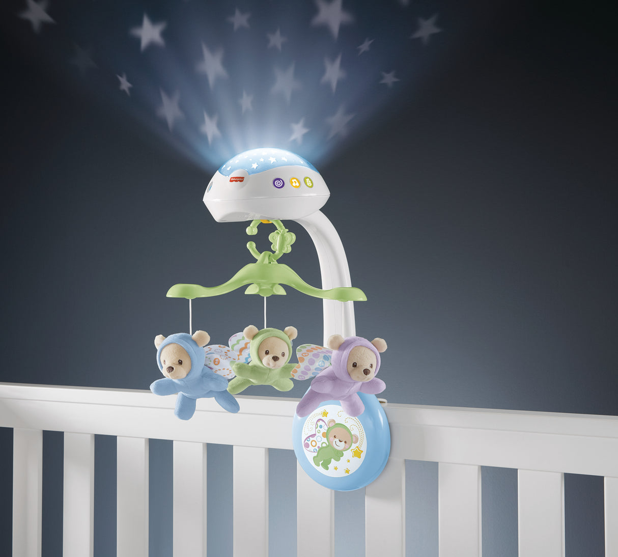 Fisher-Price - Mobile Doux Reves Papillon - Mobile lit bébé - 0 ans et + CDN41