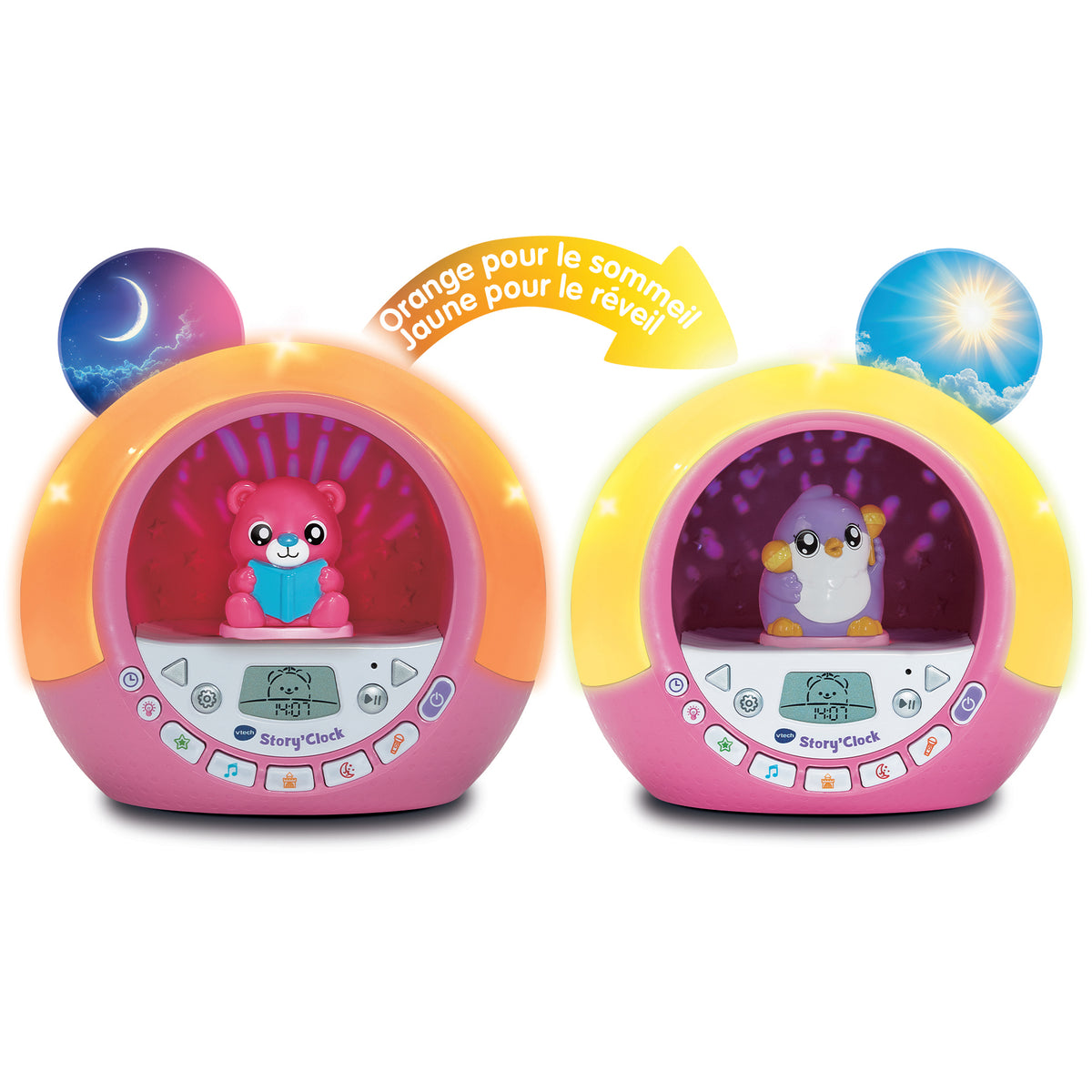 VTECH - STORY'CLOCK - MA CONTEUSE RÉVEIL ROSE - Rose