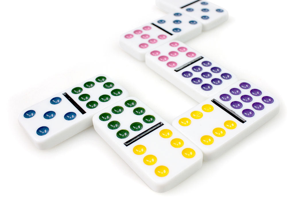 DOMINO Double 9 - Jeux de société - TACTIC - Des 7 ans