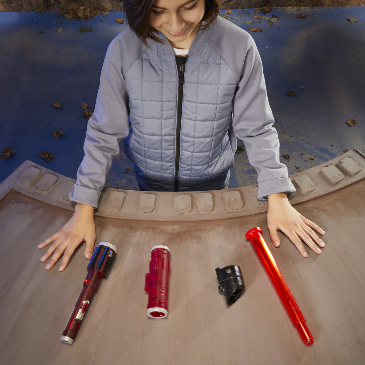 Sabre laser électronique Dark Vador, Star Wars Lightsaber Forge Kyber Core, jouets enfant, des 4 ans