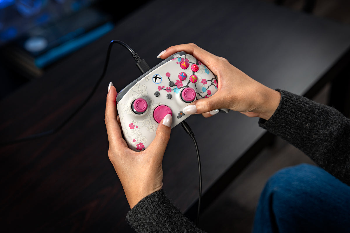 Manette de jeu - Xbox - Rematch Advanced - Filaire - Cherry Blossom - Compatible PC - Turtle Beach