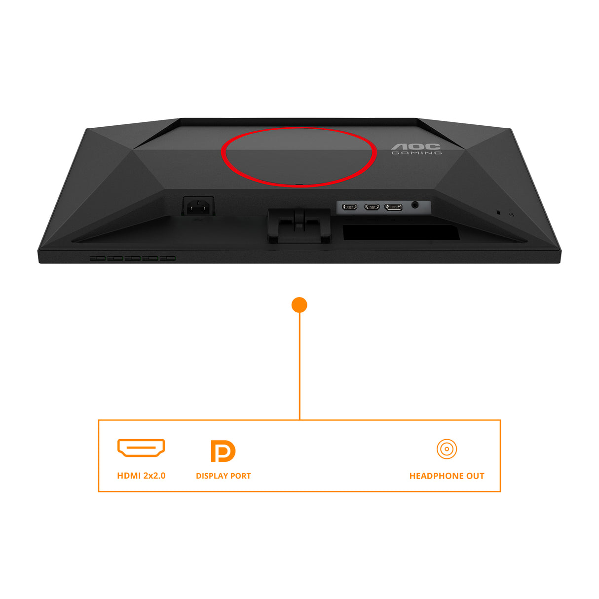 Ecran PC Gamer - AOC - FHD - 24,5'' - 300Hz- Fast IPS - 0,3ms - 25G4SRE