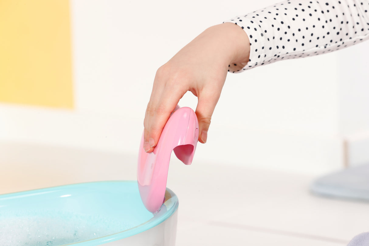BABY BORN - Baignoire pour poupée - Effets lumineux et sonores - Canard de bain amovible - Des 3 ans et plus