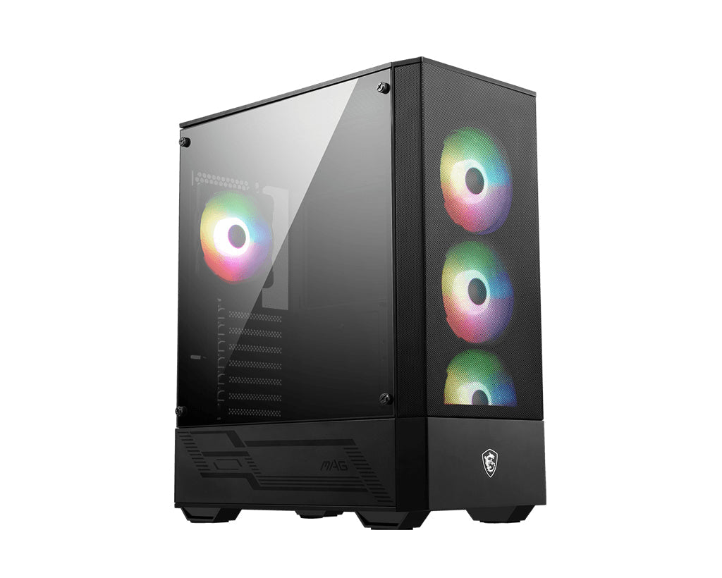 Boitier Moyen Tour ATX MSI Mag Forge 112R RGB avec panneau vitré (Noir)