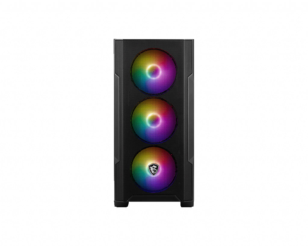 Boitier Moyen Tour ATX MSI Mag Forge M100R RGB avec panneau vitré (Noir)