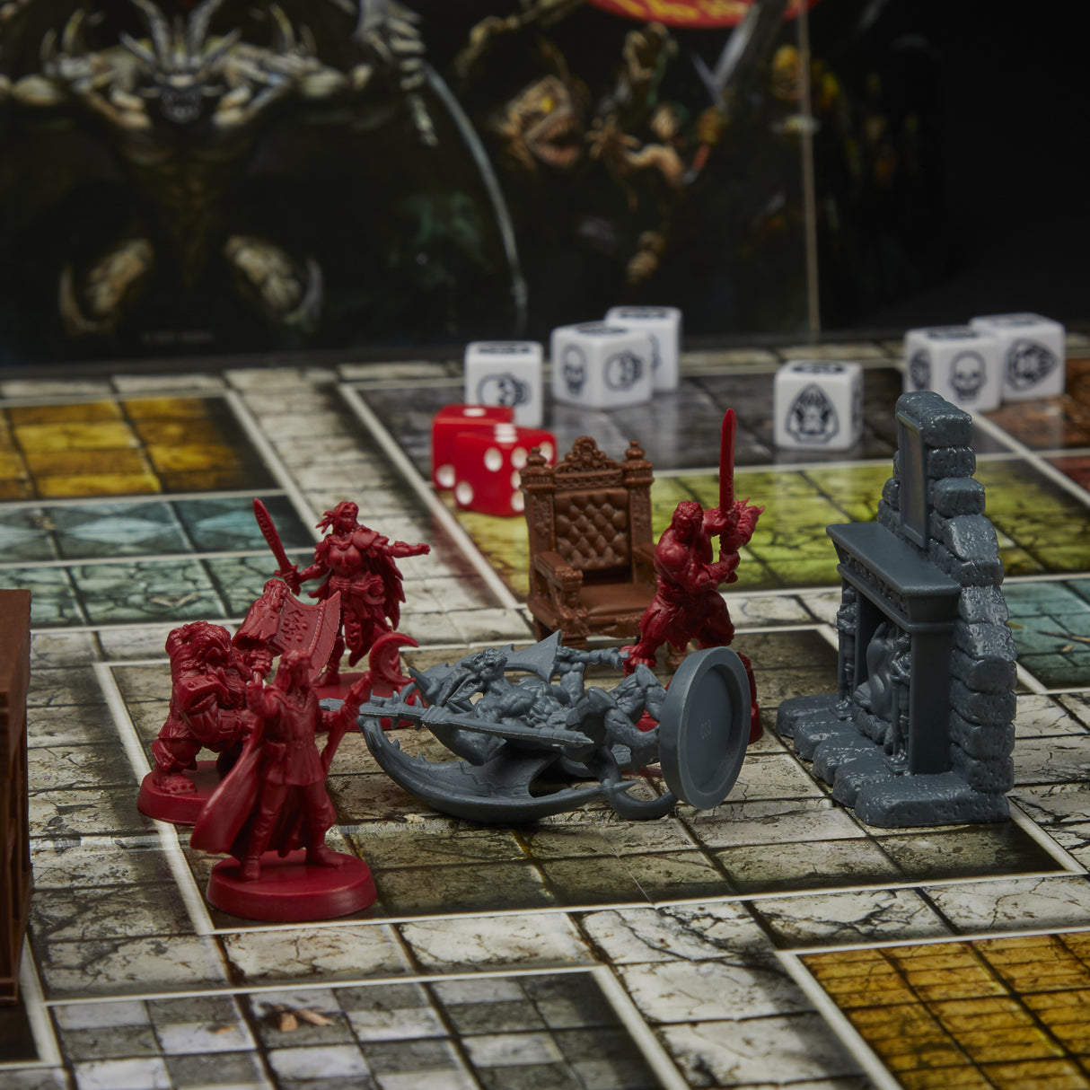 Heroquest Systeme de Jeu, Jeu d'aventures fantastiques styles donjon, Jeu de société, A partir de 14 Ans, 2 a 5 Joueurs