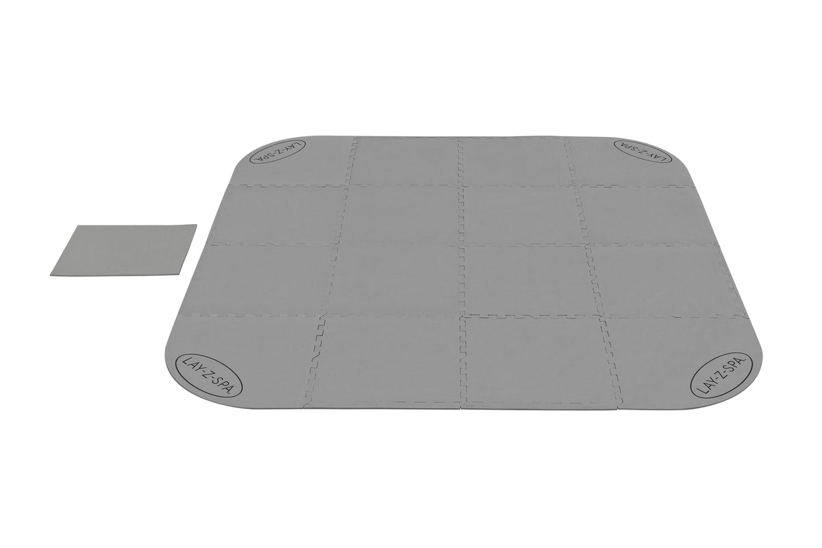 BESTWAY - Tapis de sol pour spa carré ou rond Lay-Z-Spa 196 x 196 cm