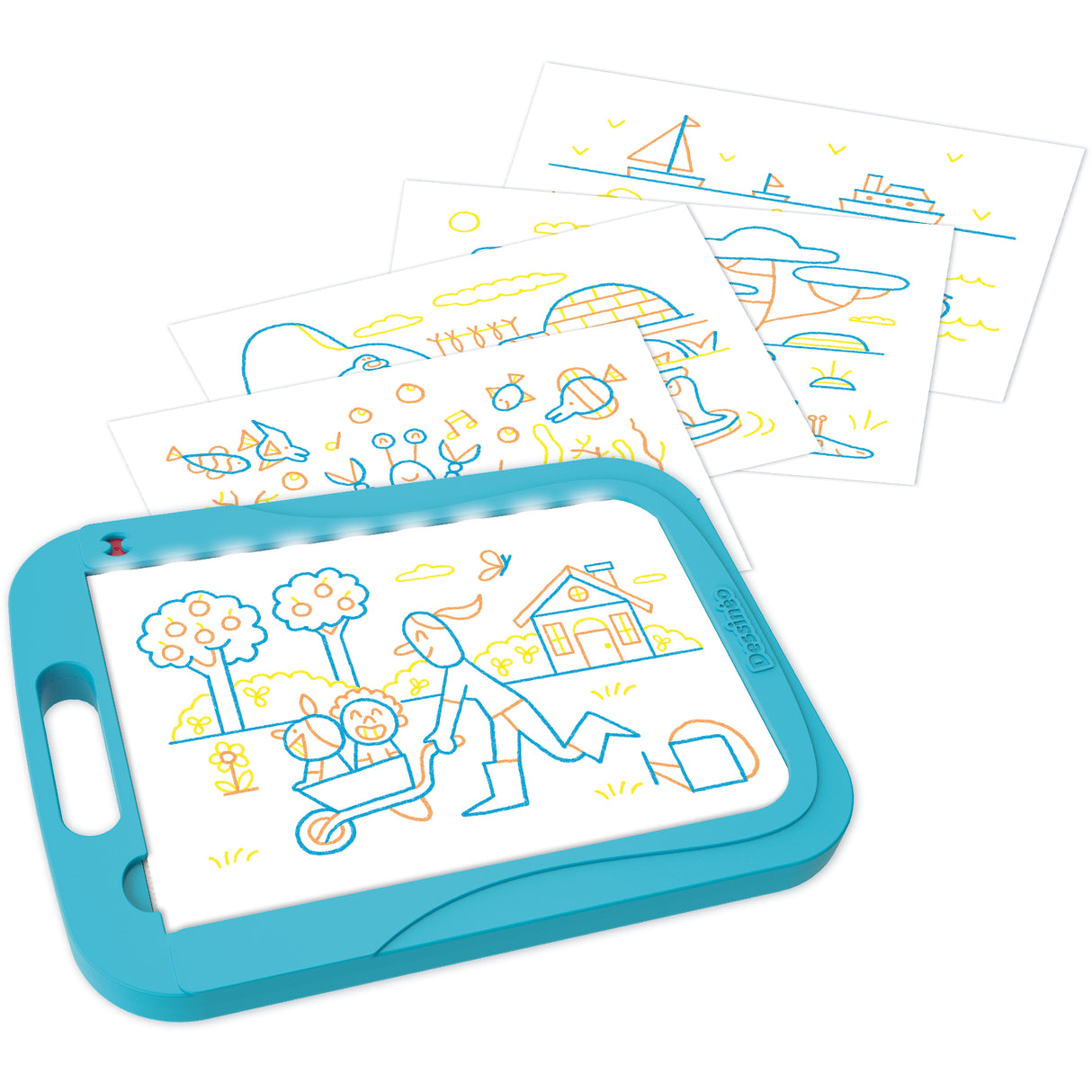DESSINEO - Ma tablette a dessin - Jeu créatif - NATHAN - Des 4 ans