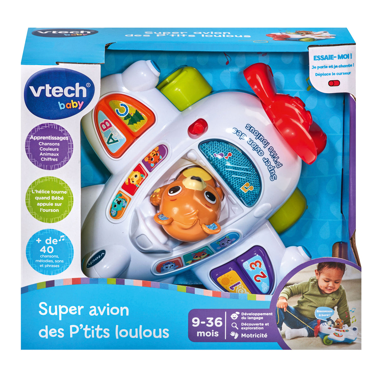VTECH-SUPER AVION DES P'TITS LOULOUS
