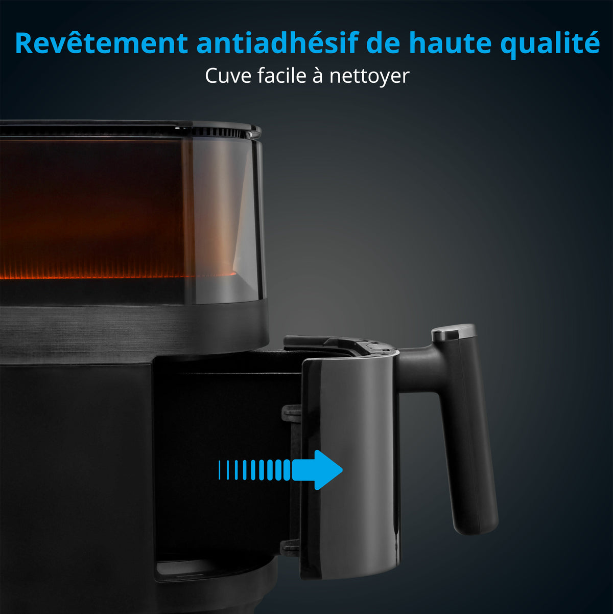 Friteuse a air chaud sans huile - MD 11780 - Température jusqu'a 230 °C - 10 programmes - 5 L - 1500 Watt