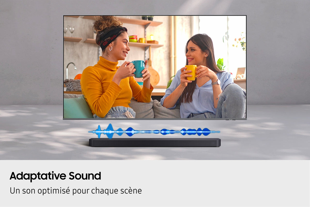 Barre de son - SAMSUNG - HW-Q610F/XE - Series 3.1ch - Caisson sans fil 6,5'' - Accoustic beam