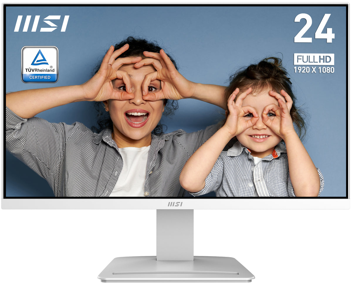 Ecran PC - MSI - 23,8'' - FHD - 100Hz - Dalle VA - 1ms - Blanc - PRO MP2412W