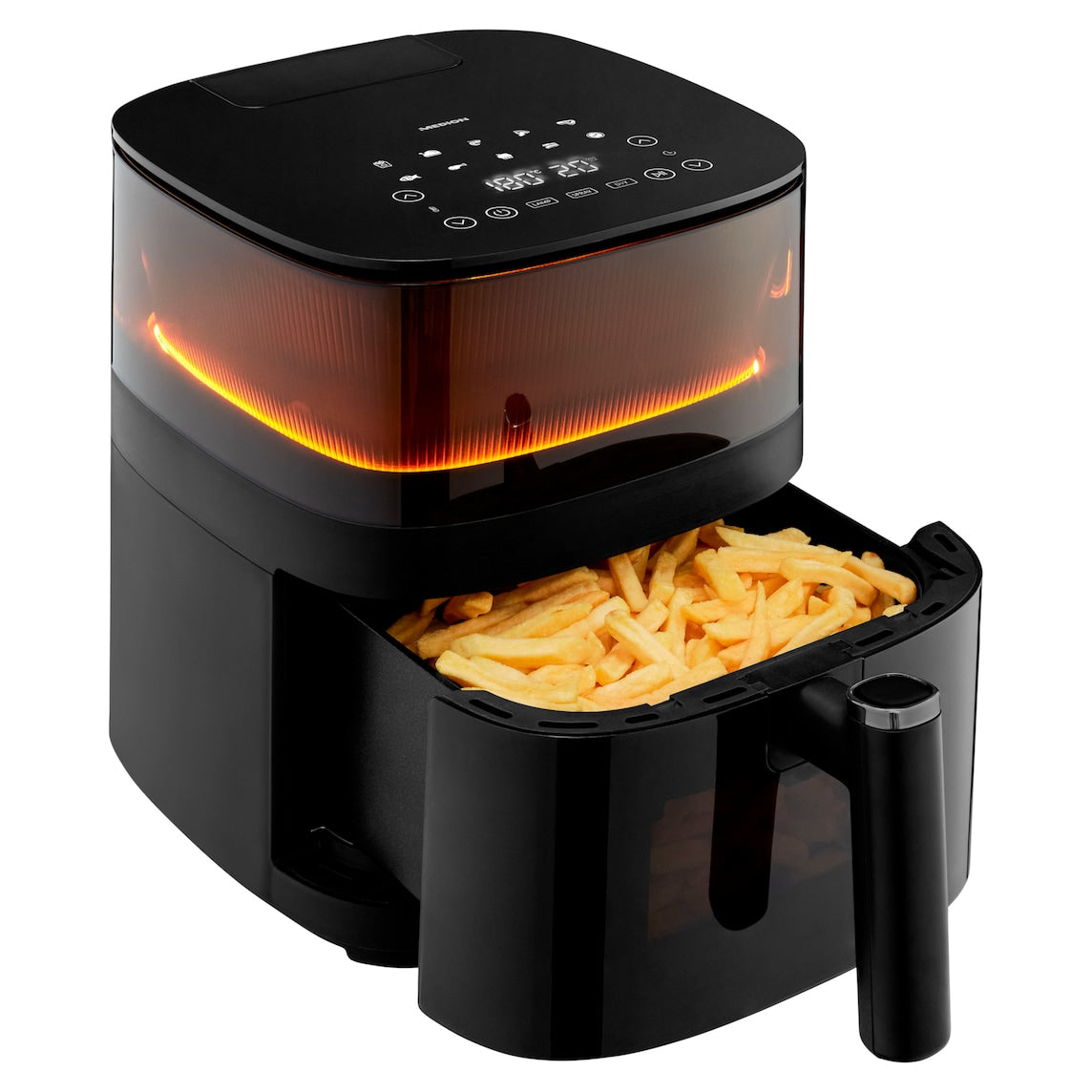 Friteuse a air chaud sans huile - MD 11780 - Température jusqu'a 230 °C - 10 programmes - 5 L - 1500 Watt