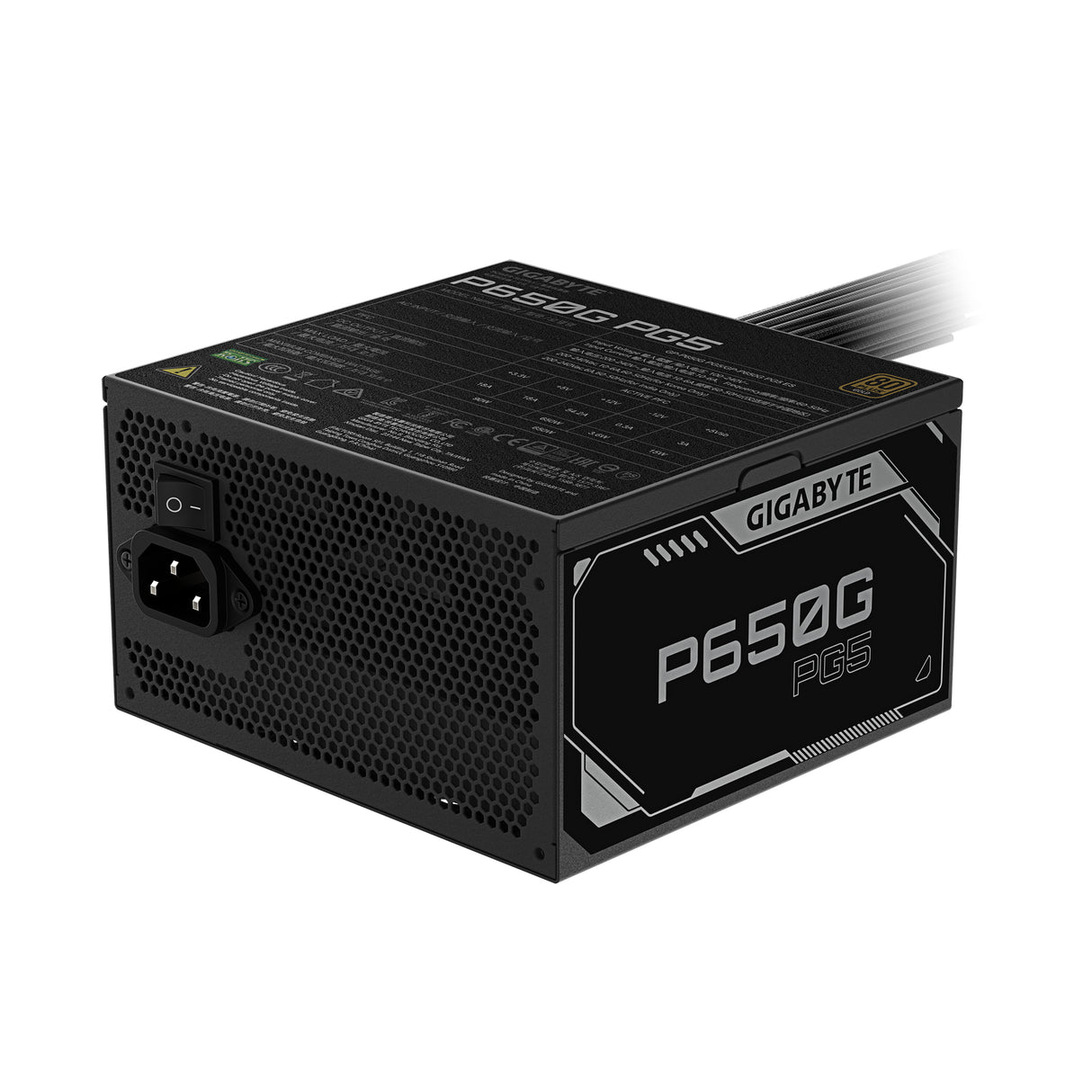 GIGABYTE - GP-P650G PG5 80+ Gold - Alimentation - 650 W