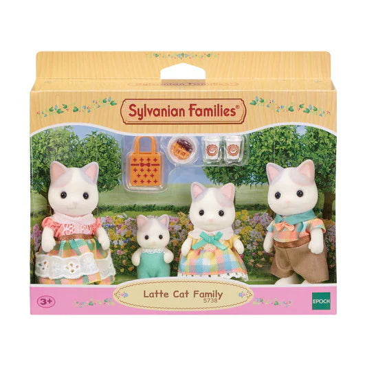 SYLVANIAN FAMILIES 5738 - La famille Chat Latté