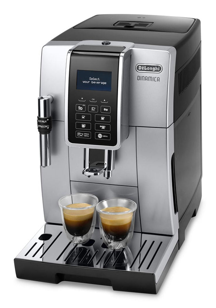 Machine expresso broyeur - De'Longhi - Dinamica - ECAM350.35.SB - 4 recettes - Silver