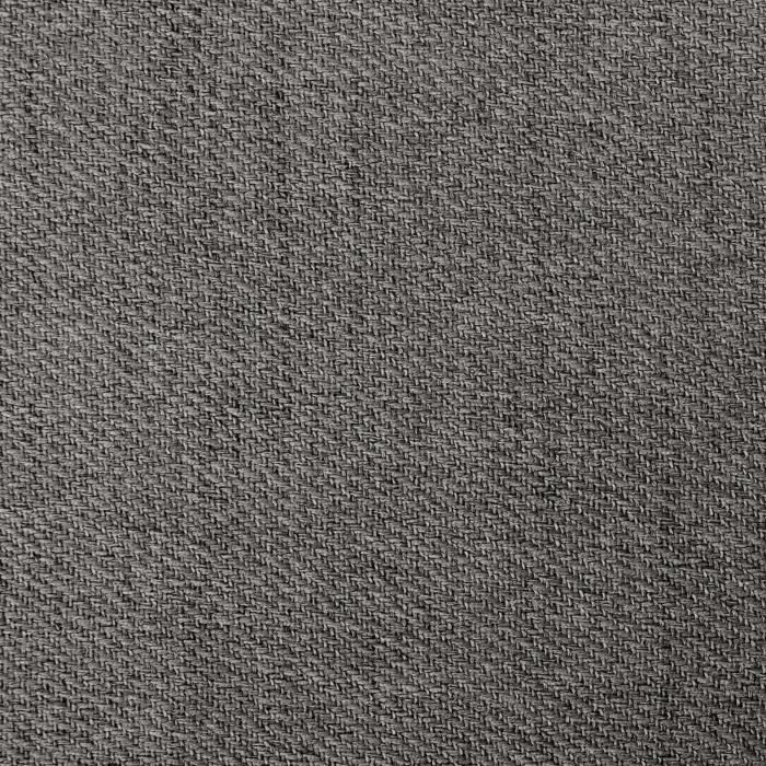 Canapé d'angle convertible réversible 4 places MITCHELL - Tissu Anthracite - L 247 x P 91 x H 205 cm - Coffre de rangement