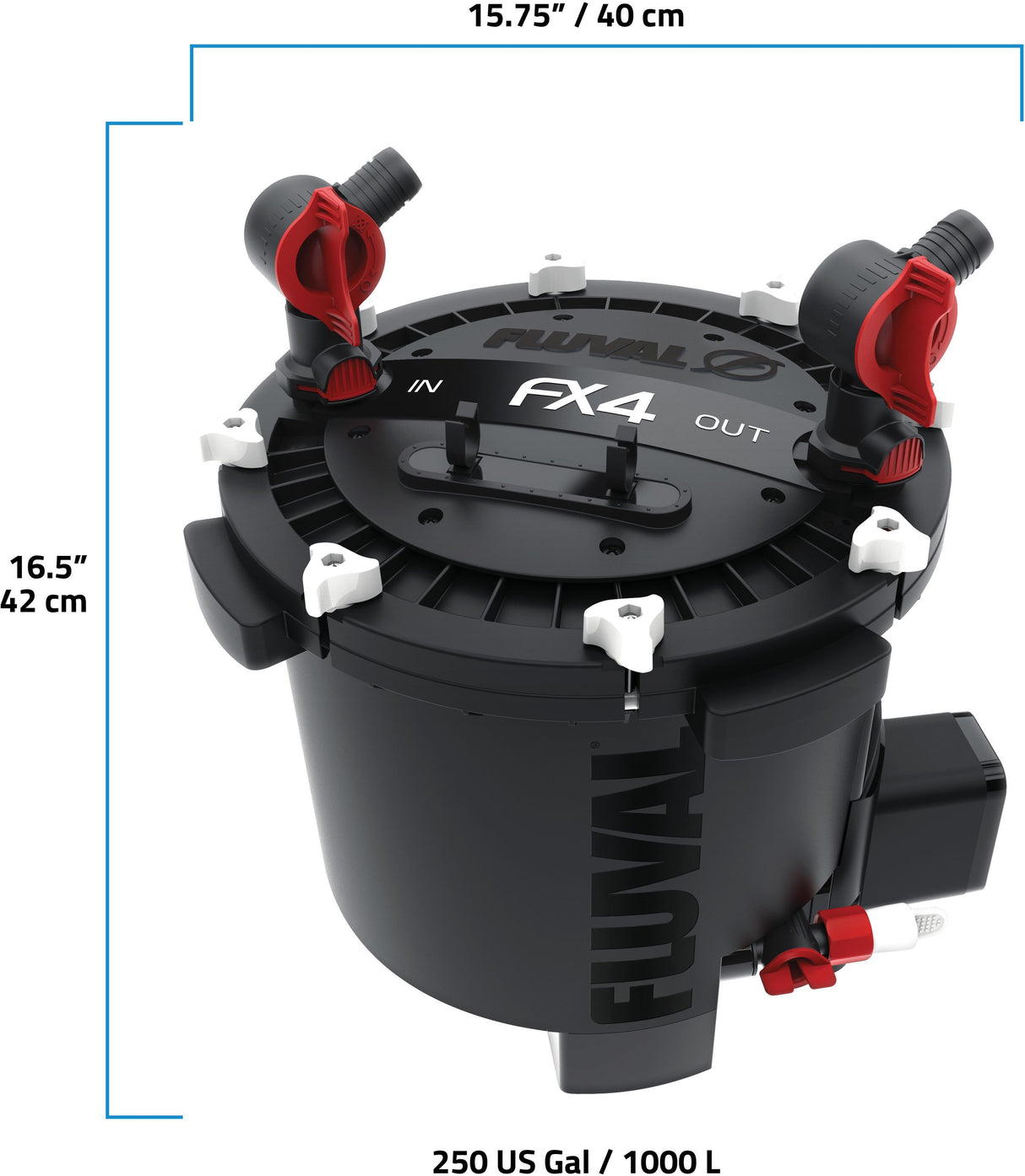 Filtre externe pour aquarium - FLUVAL - FX4 - 1000L