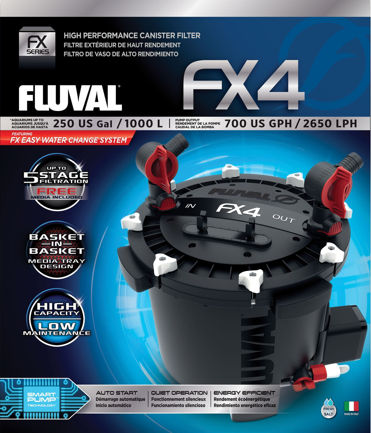 Filtre externe pour aquarium - FLUVAL - FX4 - 1000L