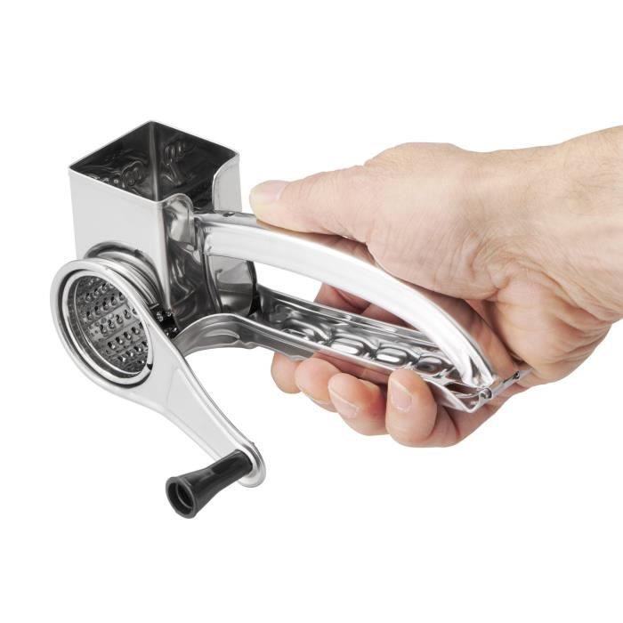 MOULINEX Mouli-r‚pe Moulin a r‚per en acier inoxydable, Compatible lave-vaisselle, Usage droitiers et gauchers, FabriquÈ en France A