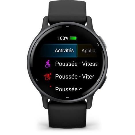 Montre connectÈe - GARMIN - Vivoactive 5 - Bracelet silicone noir
