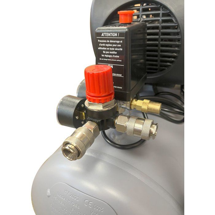 Compresseur d'air - PRODAIR - Prodair50 - 50L - 2CV - 8 bars - Double sortie + détendeur + kit gonflage