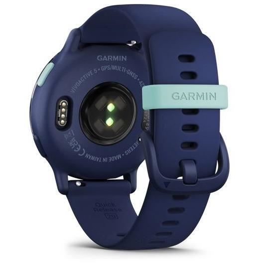 Montre GPS connectÈe - GARMIN - Vivoactive 5 - WiFi - 30,4 mm (1,2) - Bleu mÈtalisÈ avec bracelet Bleu